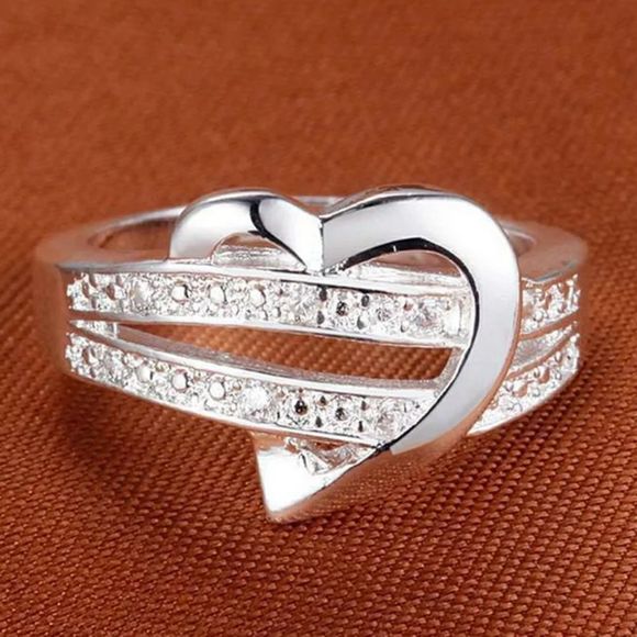 None Jewelry - 🔴25%off double heart ring with crystals